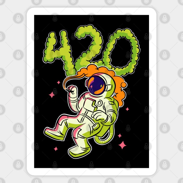 420 in space Magnet by The Patron